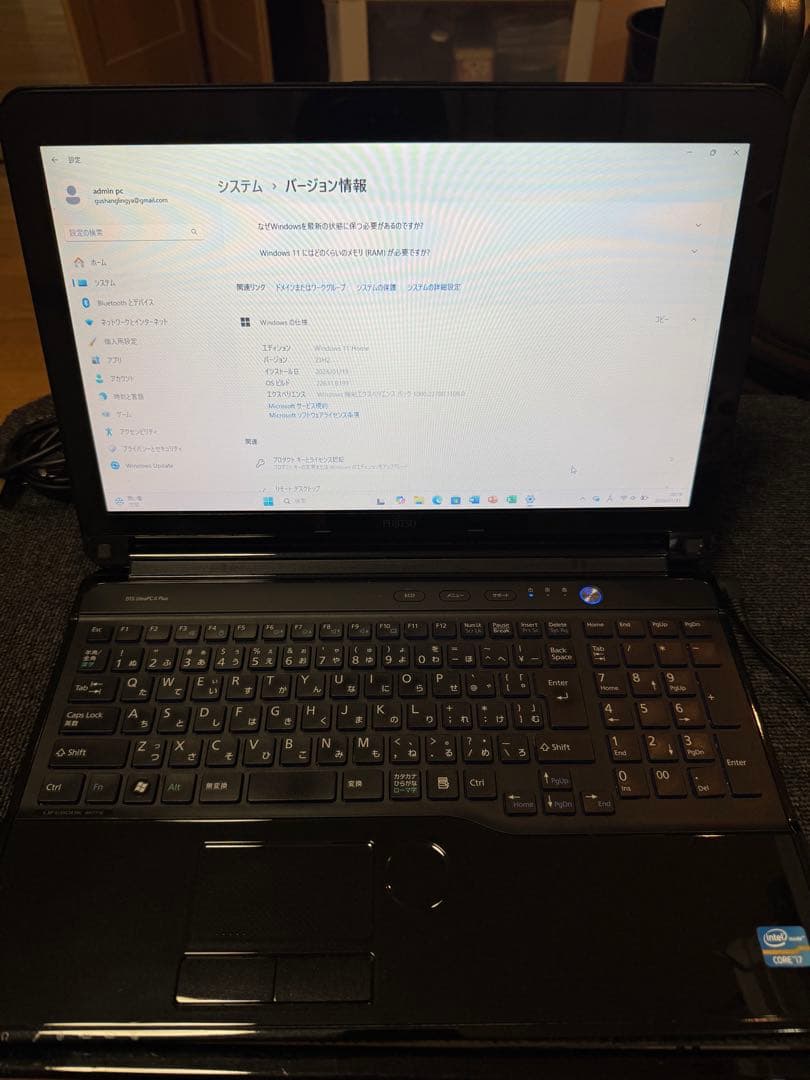 LIFEBOOK/AH77/G/Windows11/カメラ/Office2021