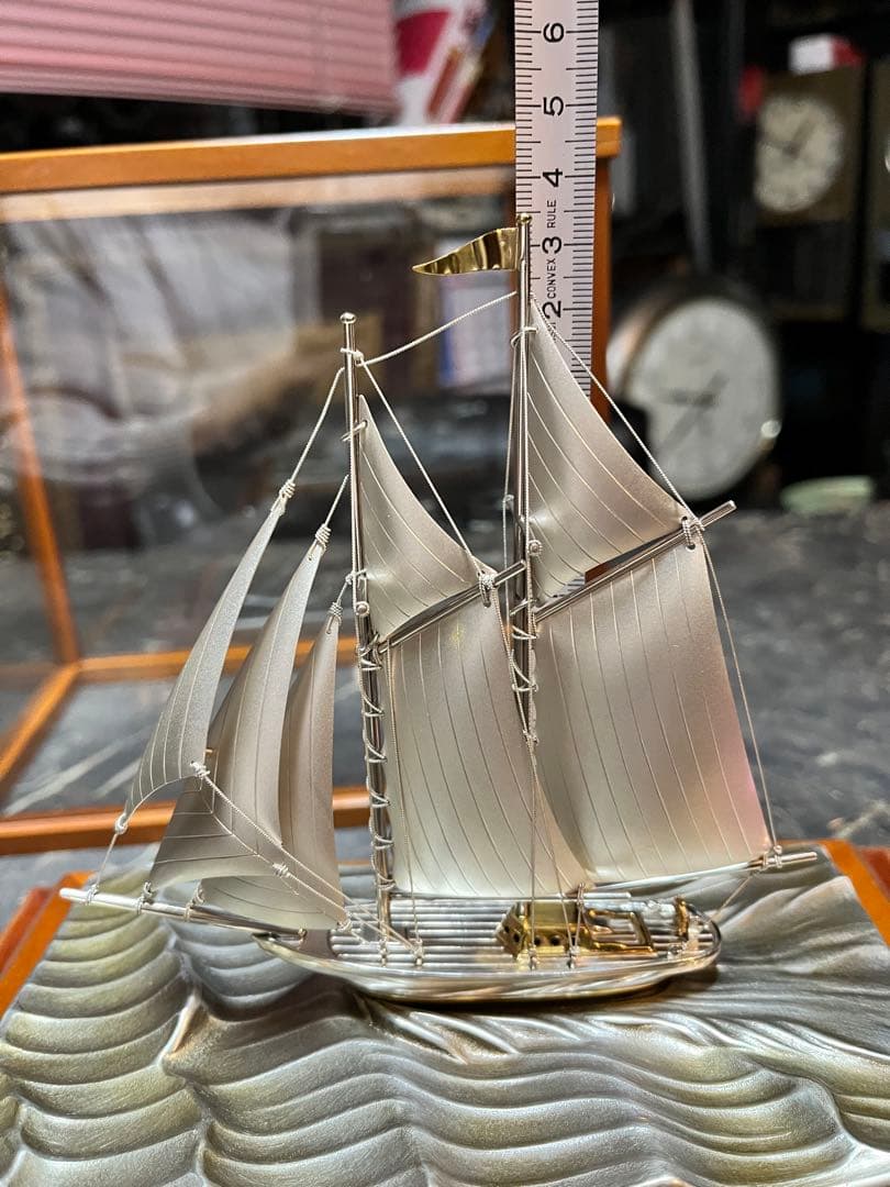 篠原です 武比古　銀製　帆船　シルバー985　重量78グラム