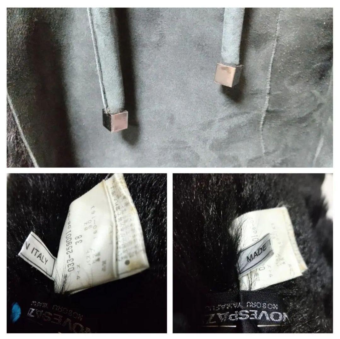 ノーベスパジオ NOVESPAZIO リアル ムートン ファーコート 毛皮コート