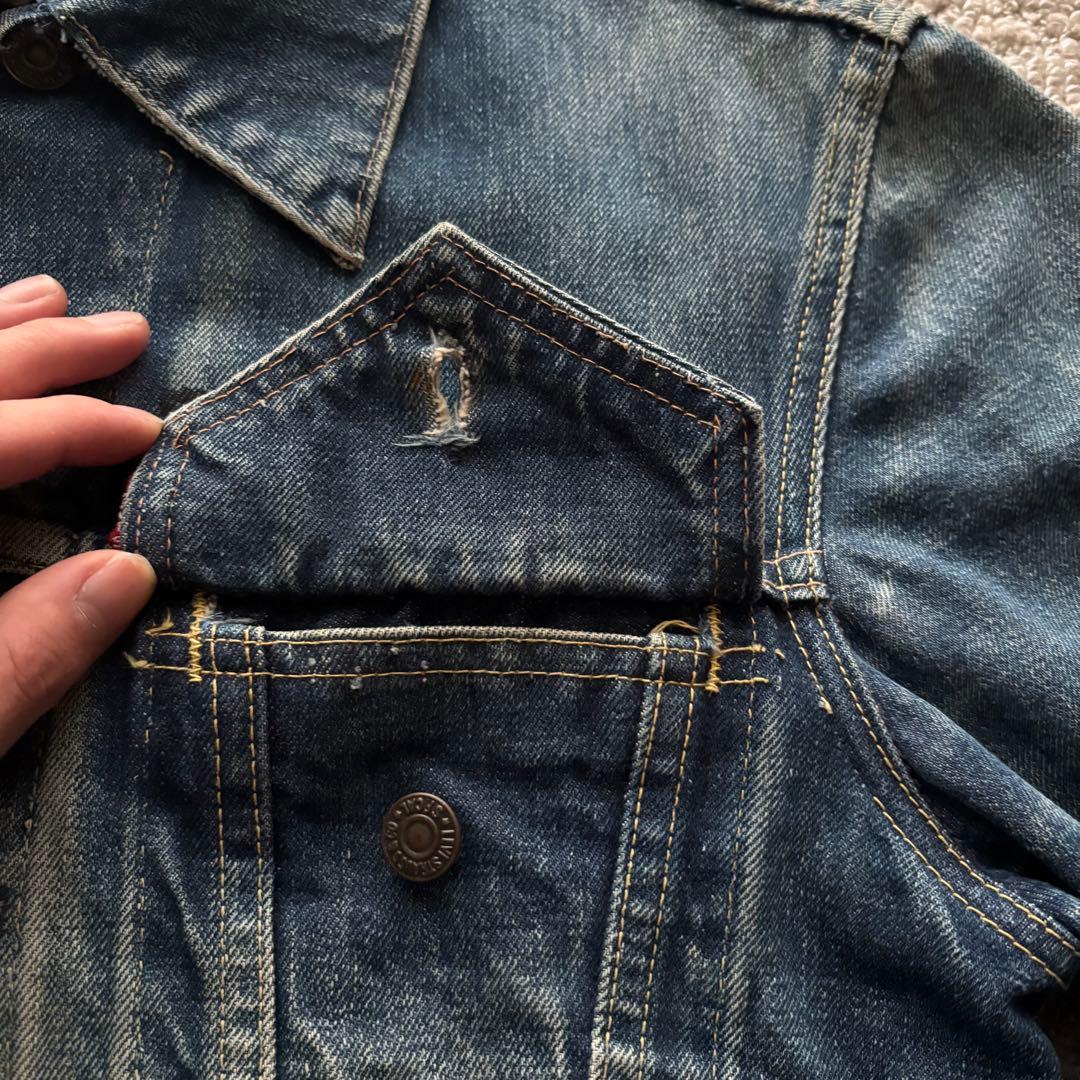 【60s】 Levi's 557xx ボタン裏D 均等V BIGE 506