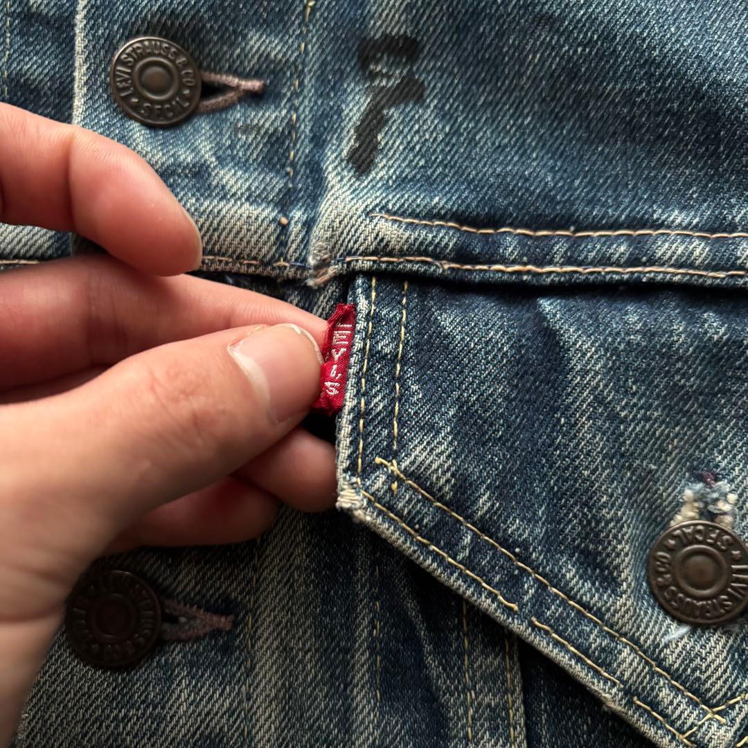 【60s】 Levi's 557xx ボタン裏D 均等V BIGE 506