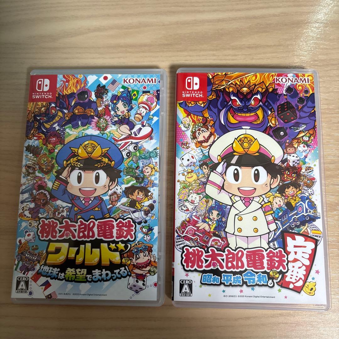 美品 Switch 桃太郎電鉄シリーズ2本セット。