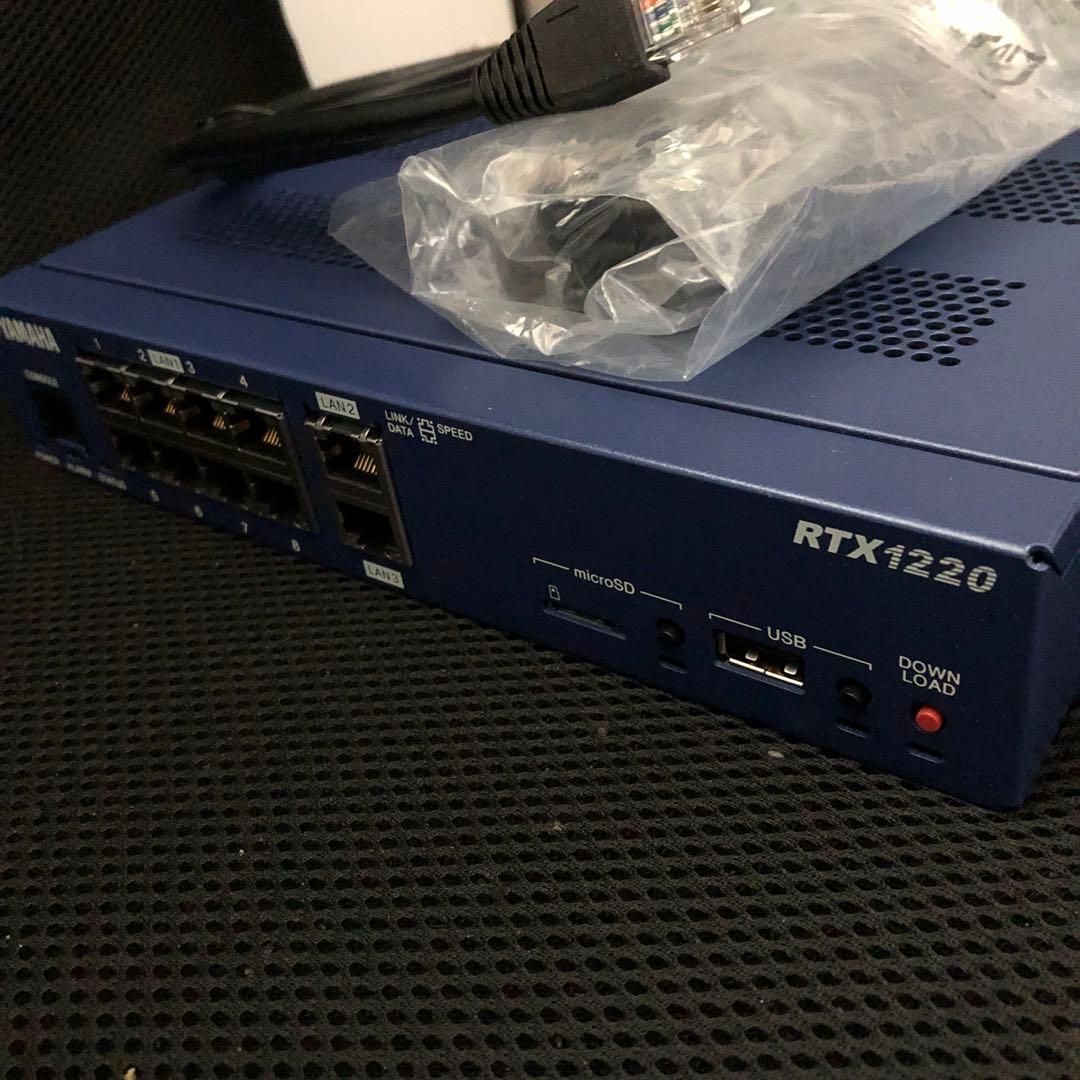 YAMAHA RTX1220 有線LANルーター 本体　短期間使用　美品
