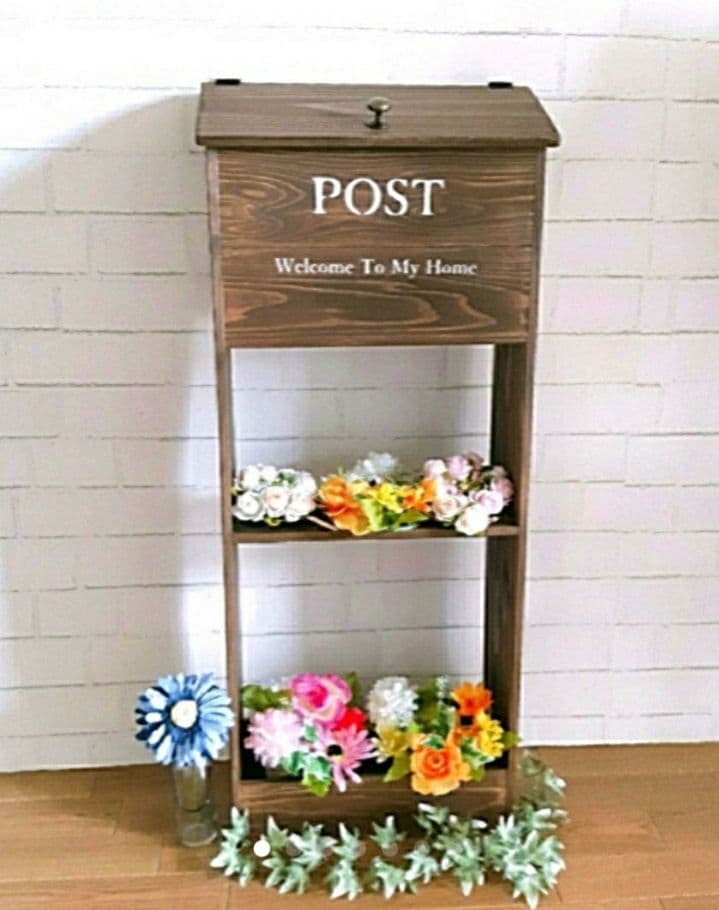 【置型】ポストＬ(投函口＋鍵)