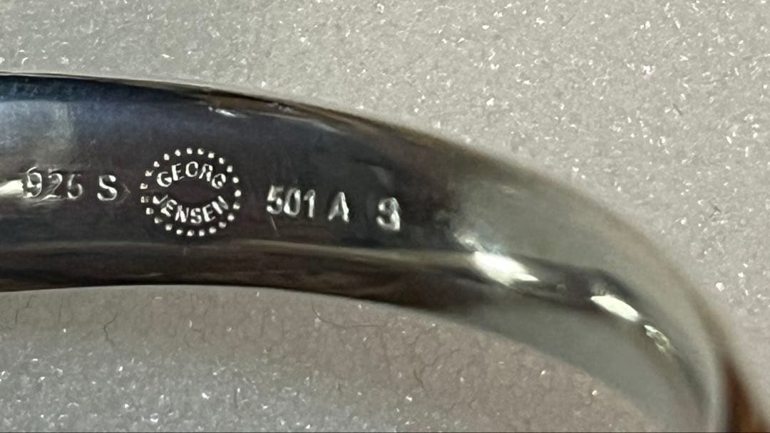  Jansen シルバーバングル　Curve 501A Sサイズ