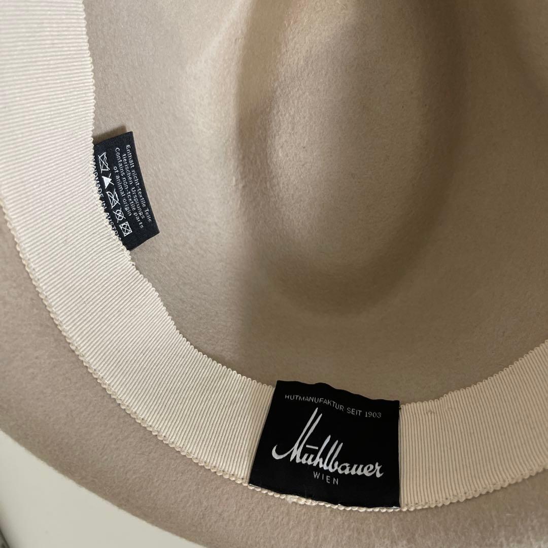 Millbauer ベージュ ウールフェルトハット　CA4LA購入