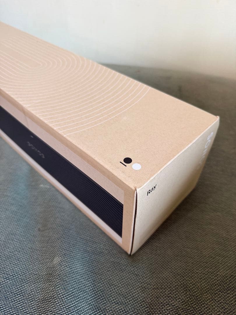 SONOS Ray ブラック ワイヤレススピーカー　サウンドバー　箱・付属品あり