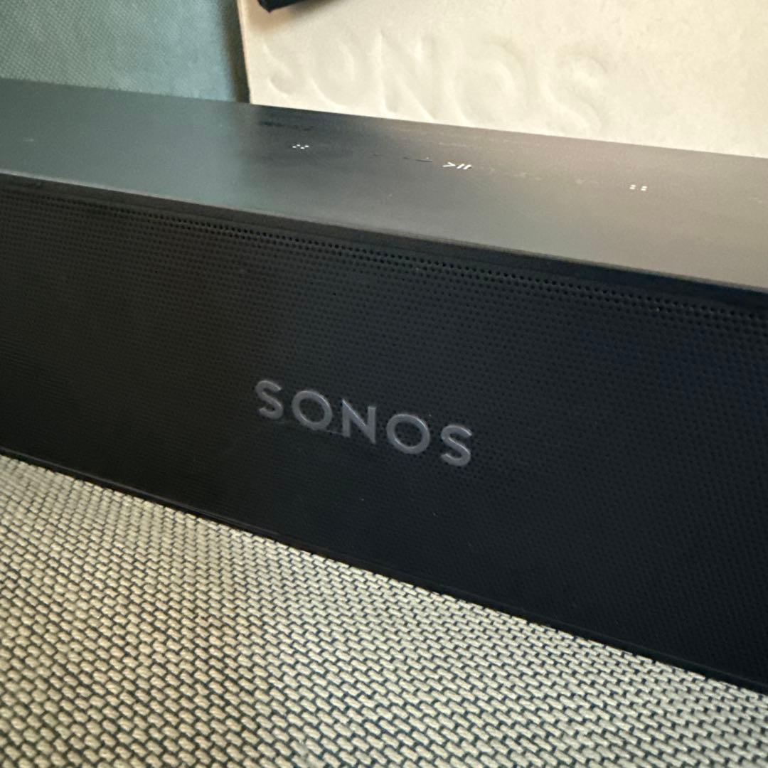 SONOS Ray ブラック ワイヤレススピーカー　サウンドバー　箱・付属品あり