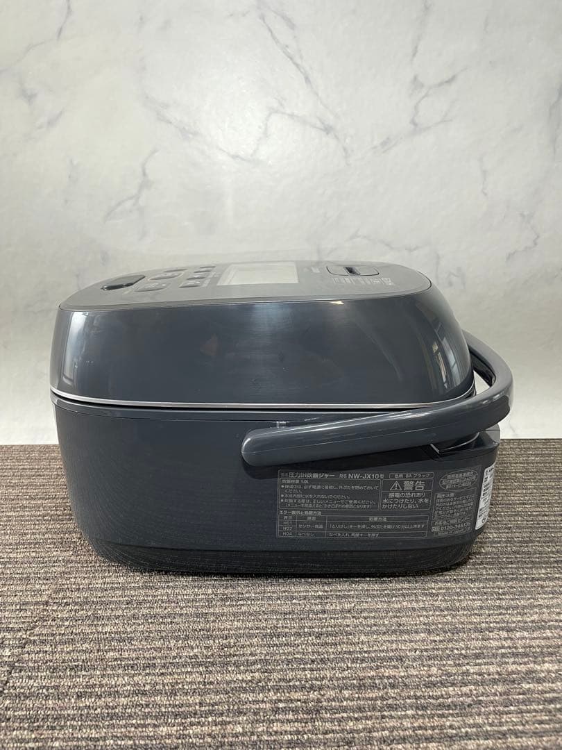 757美品✨ 象印 圧力IH炊飯ジャー 5.5合炊き 豪炎かまど釜 ブラック