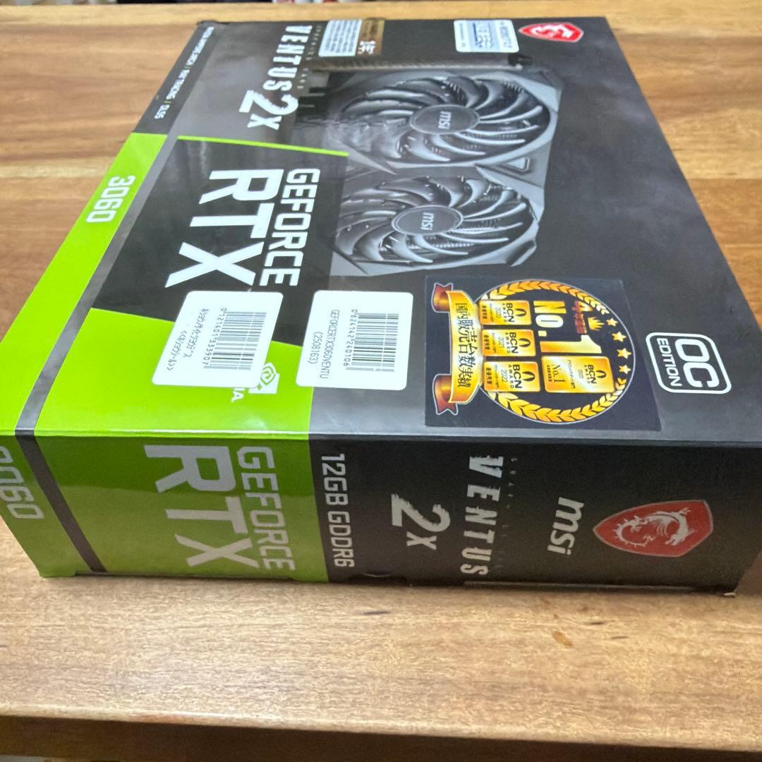 GeForce RTX3060 VENTU2X 12G OC 使用少ない美品