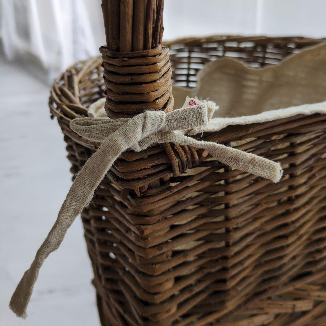 ☆アンティーク風ショッピングカート　バスケットカート/キャリー/かご