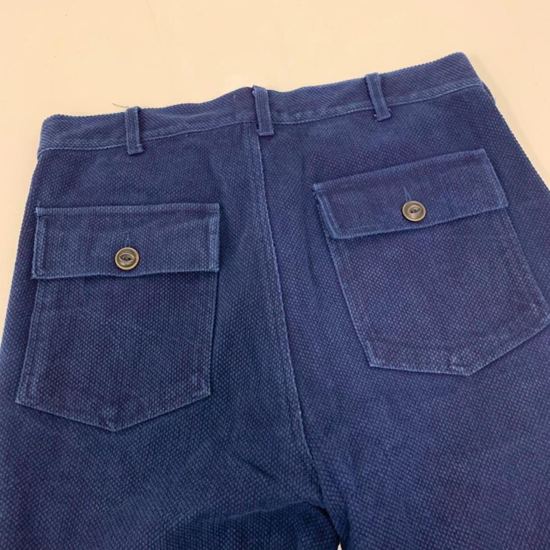 MOLTEMANI セットアップ　刺し子　インディゴ