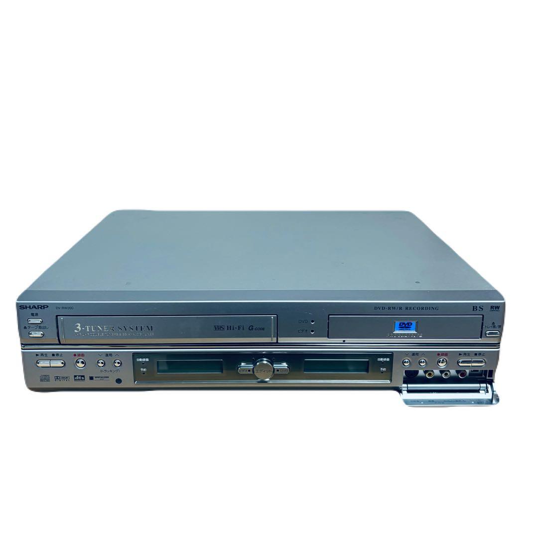 SHARP DV-RW200 VHS DVD ダビング 一体型DVDレコーダー