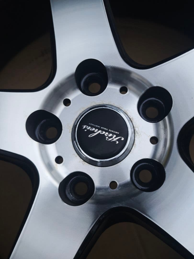 17インチ シルバーアルミホイール 5スポーク