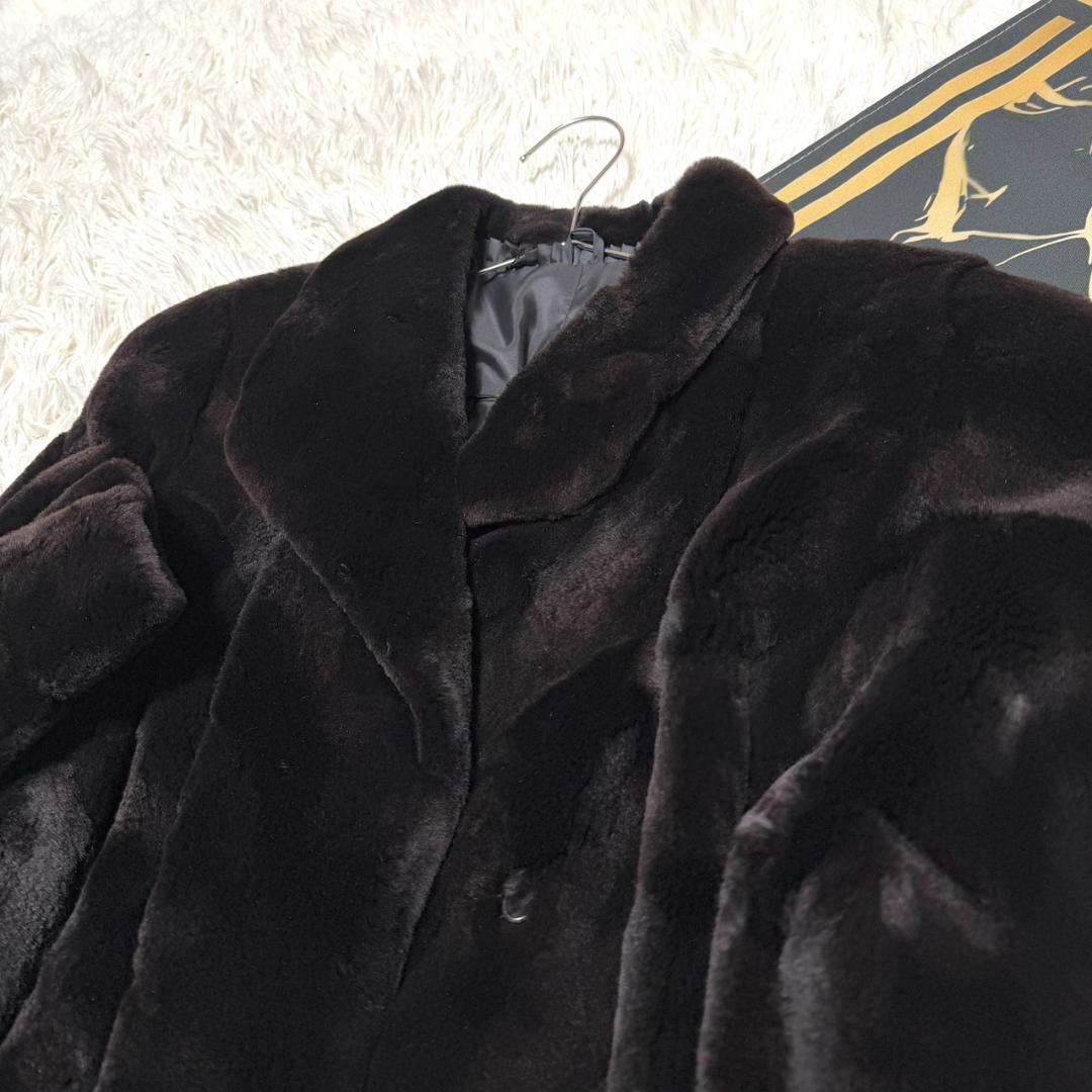 総丈91cm SAGAMINK ロングミンクコート サガミンク リアルファー