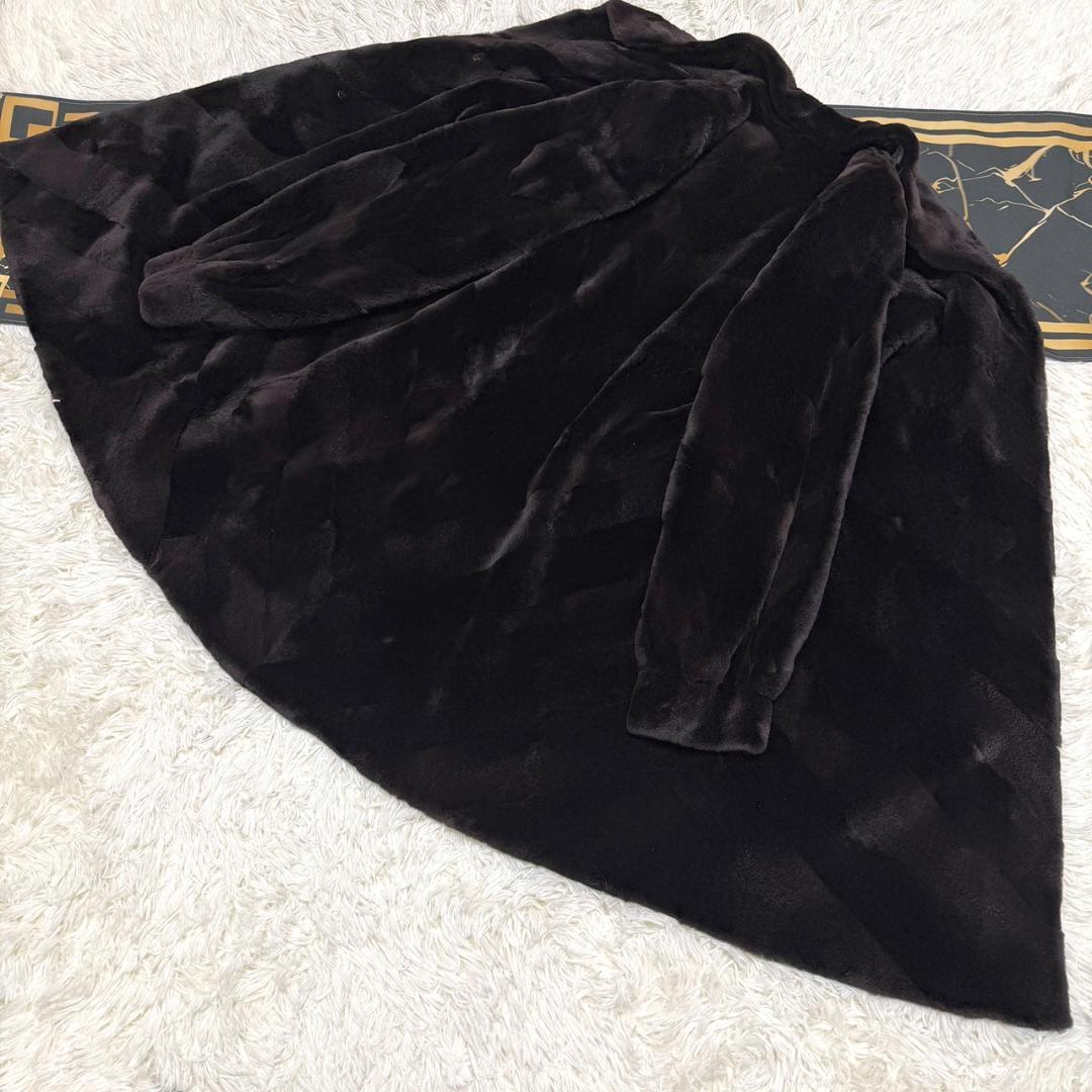 総丈91cm SAGAMINK ロングミンクコート サガミンク リアルファー