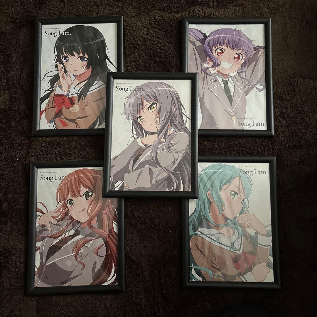 Roselia劇場版 Song I am 特典ポスター5点セット