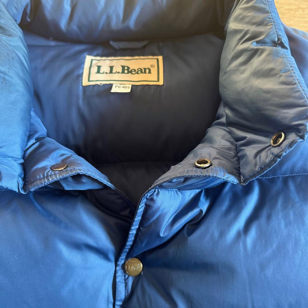 k*i様 90s L.L.Bean ダウンベスト　L? LL? ネイビー
