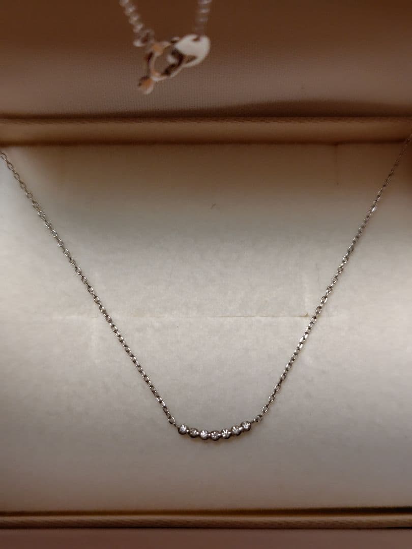 e*a様 STAR JEWELRY Girl☆K10　0.02ct ネックレス