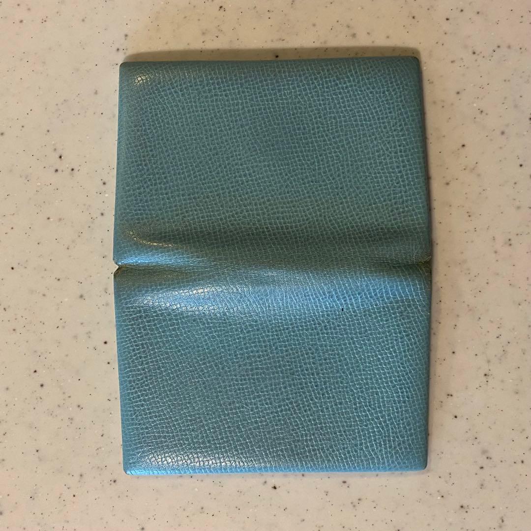 HERMES カルヴィ T刻印 ブルーアトール