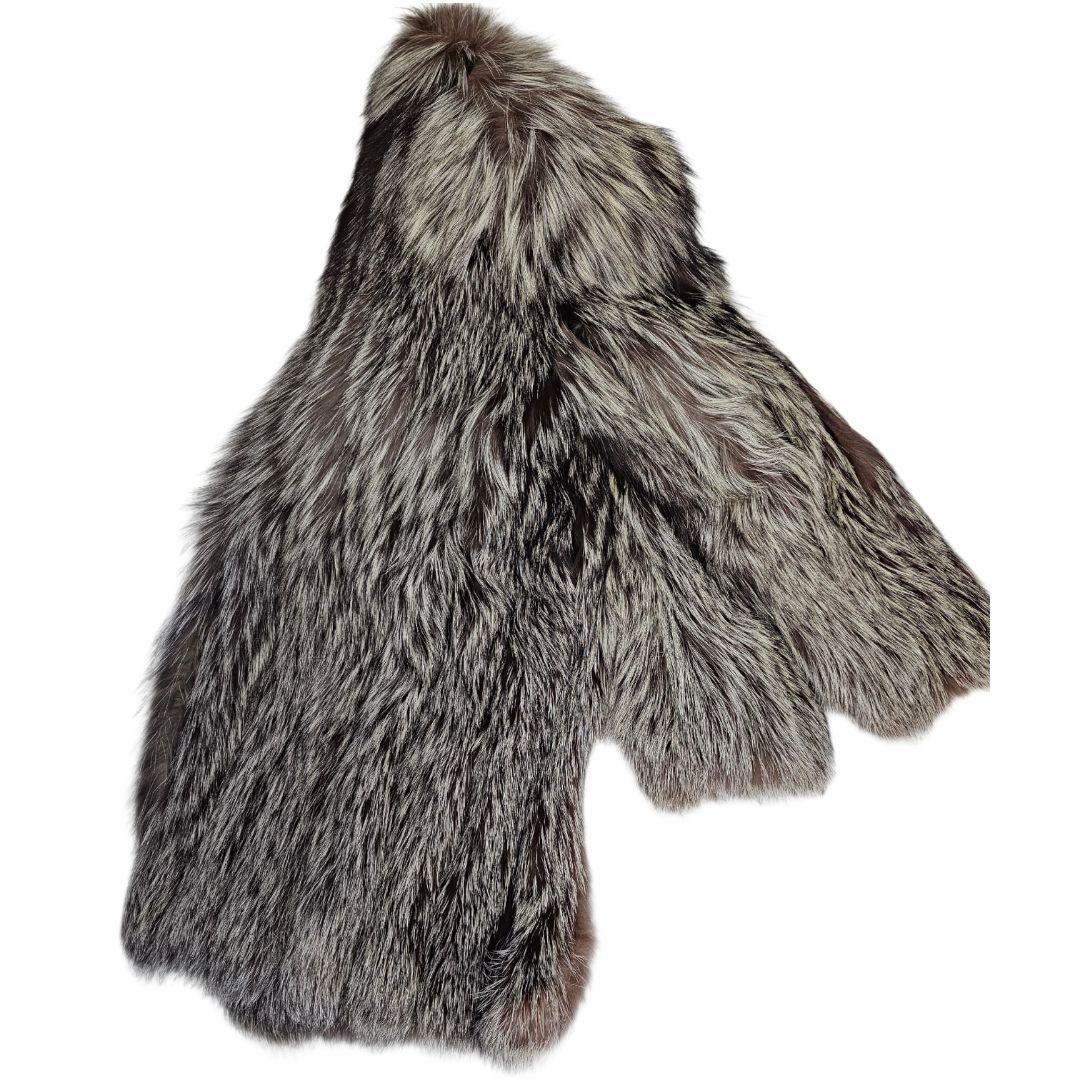 SAGA  毛皮フォックスファー　サガフォックス　セミロングコート