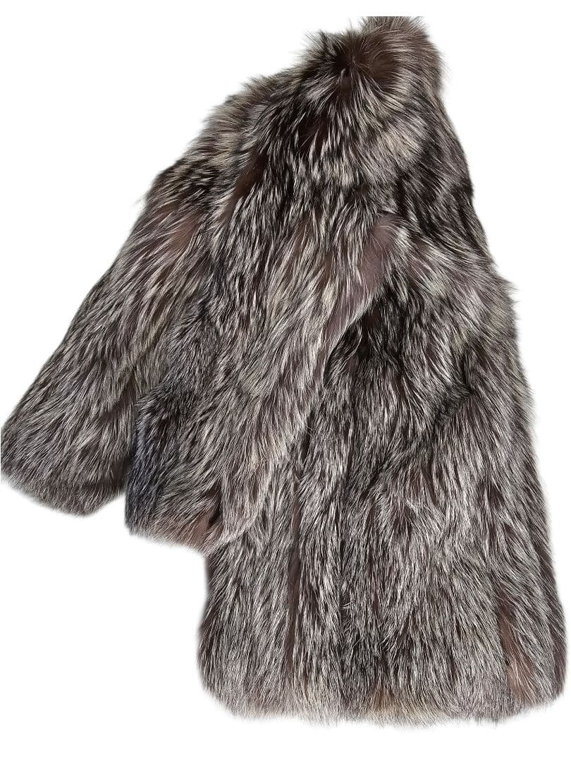 SAGA  毛皮フォックスファー　サガフォックス　セミロングコート