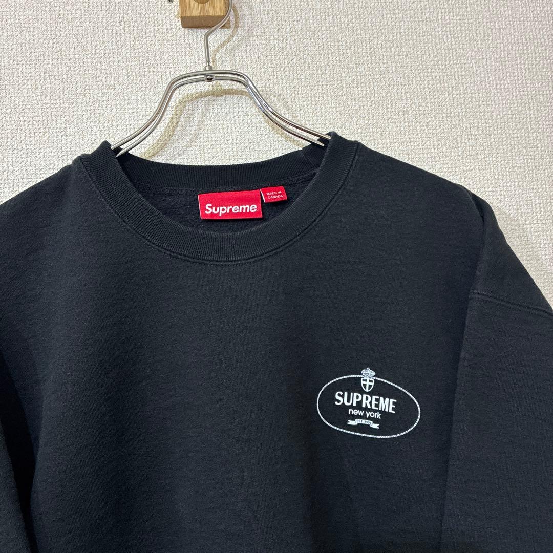 トップス Supreme Crest Crewneck 24FW \"Black\"