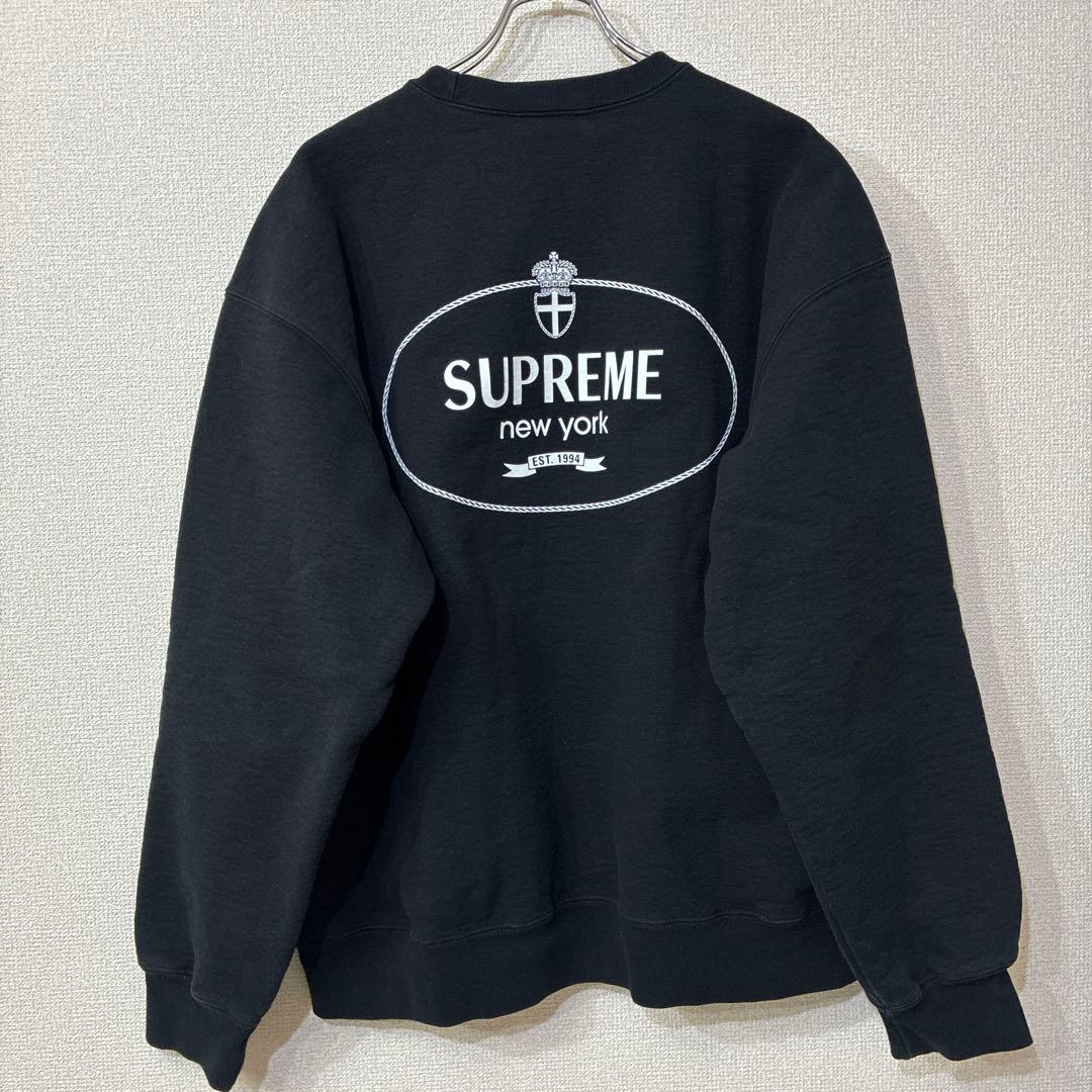 トップス Supreme Crest Crewneck 24FW \"Black\"