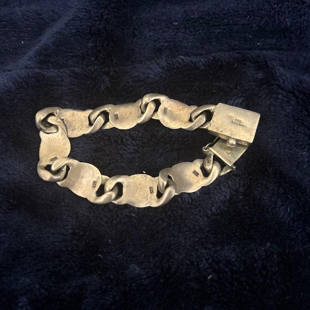 フラワーモチーフ シルバー ブレスレット