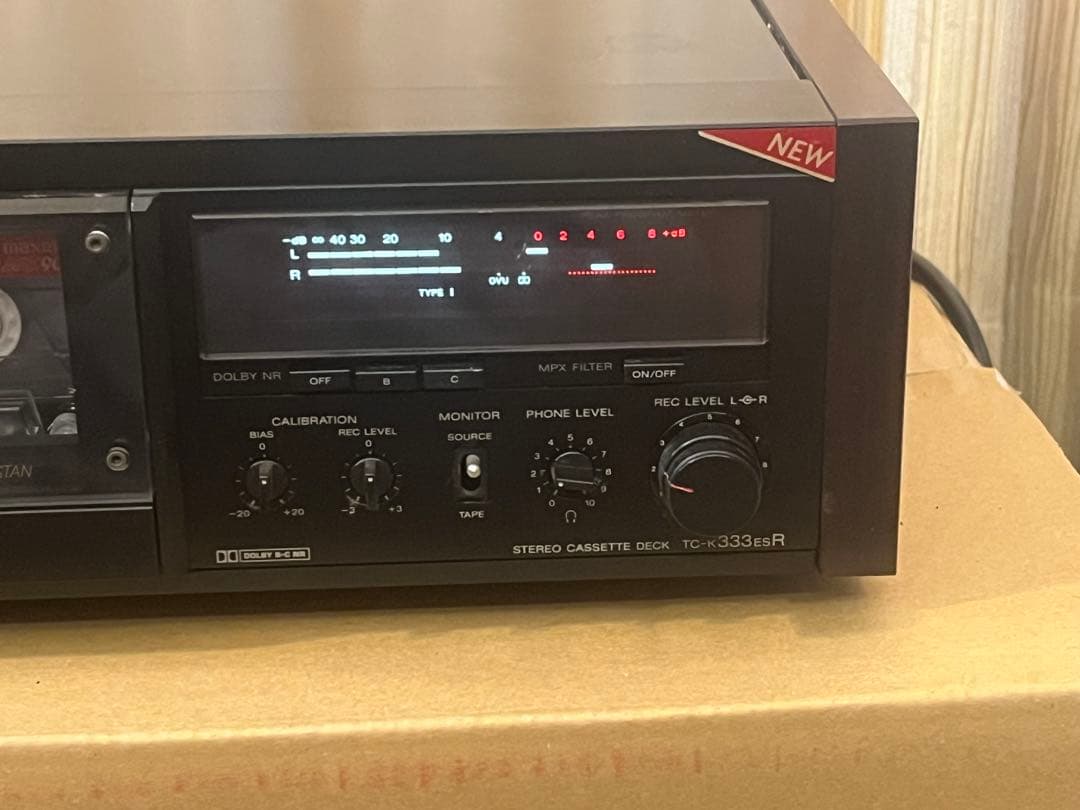 SONY TC-K333ESR カセットデッキ 通電確認済みジャンク