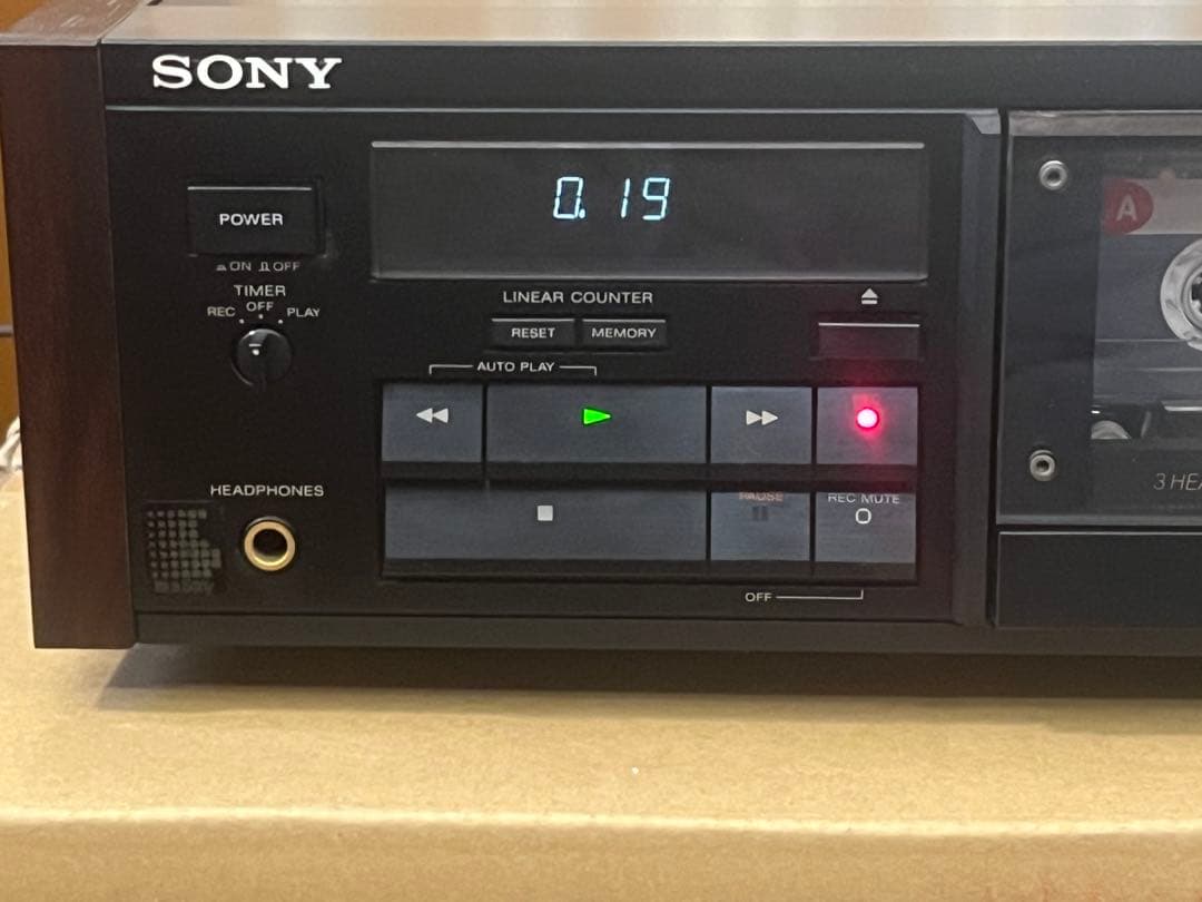 SONY TC-K333ESR カセットデッキ 通電確認済みジャンク