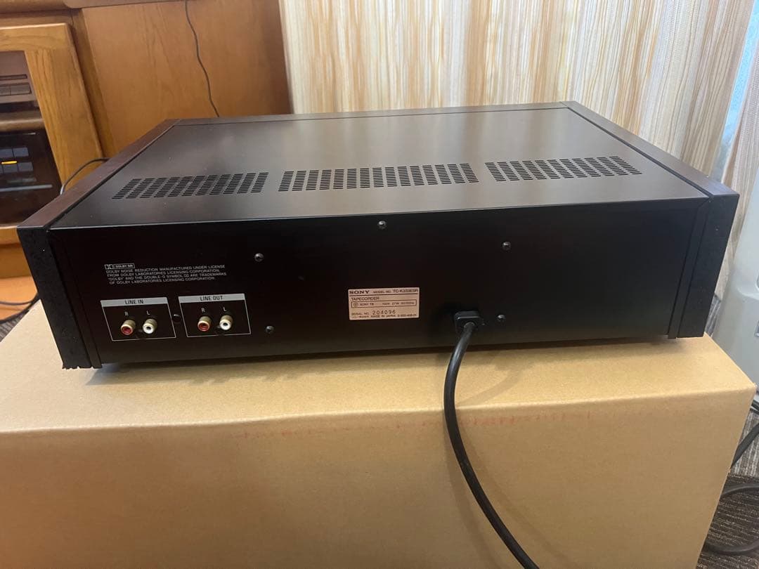 SONY TC-K333ESR カセットデッキ 通電確認済みジャンク