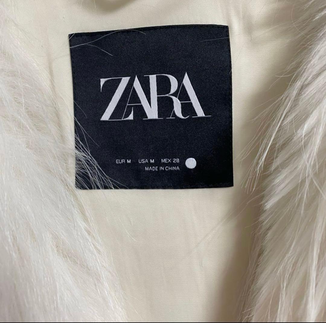 【一月限定販売・公式販売中止】zara シャギー　フェイクファー　ジャケット