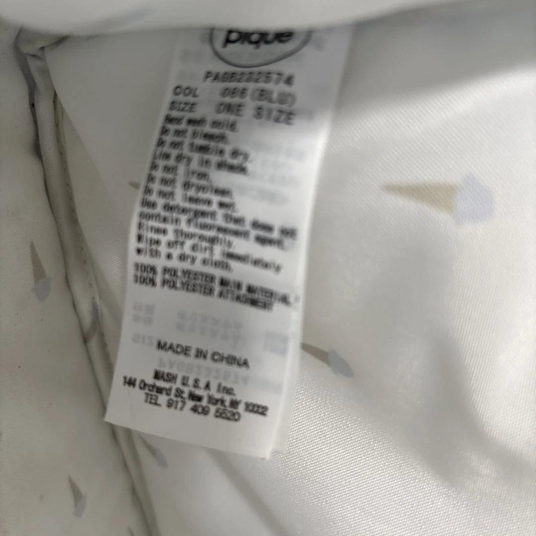 ジェラート ピケ　CAT&DOG ミニサイズキャリーバッグ　ブルー