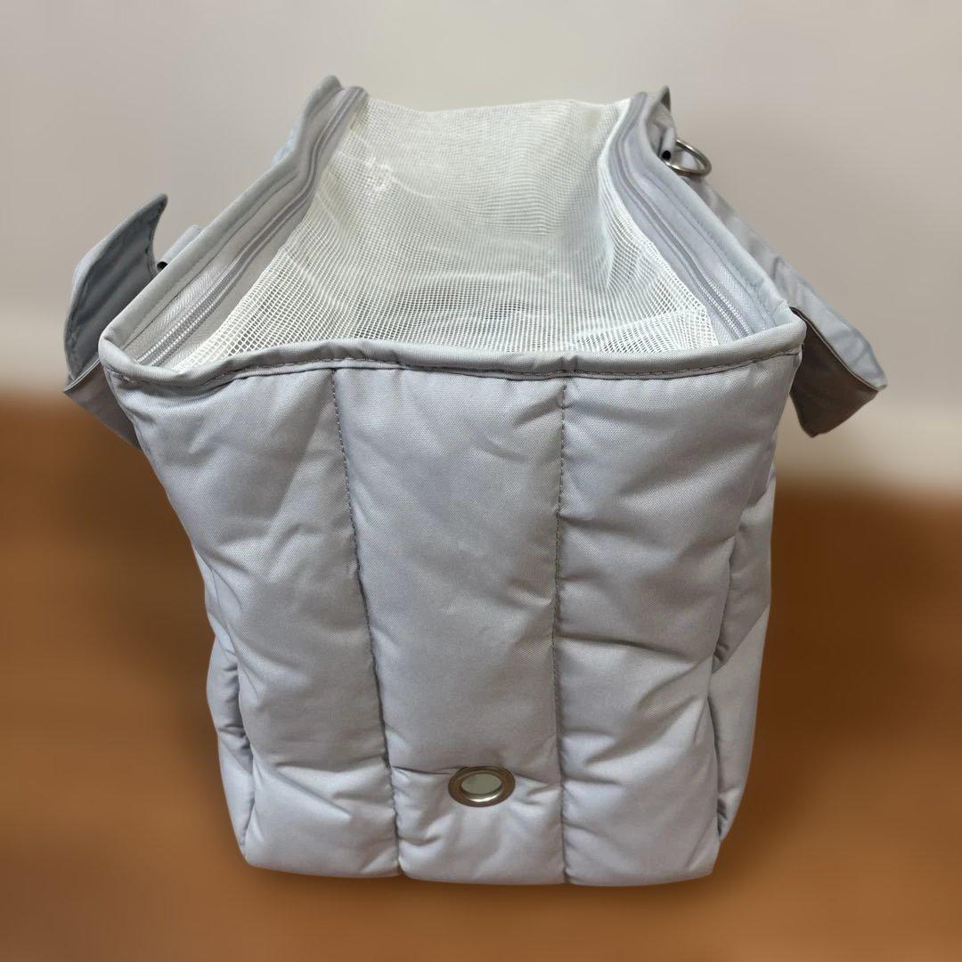 ジェラート ピケ　CAT&DOG ミニサイズキャリーバッグ　ブルー