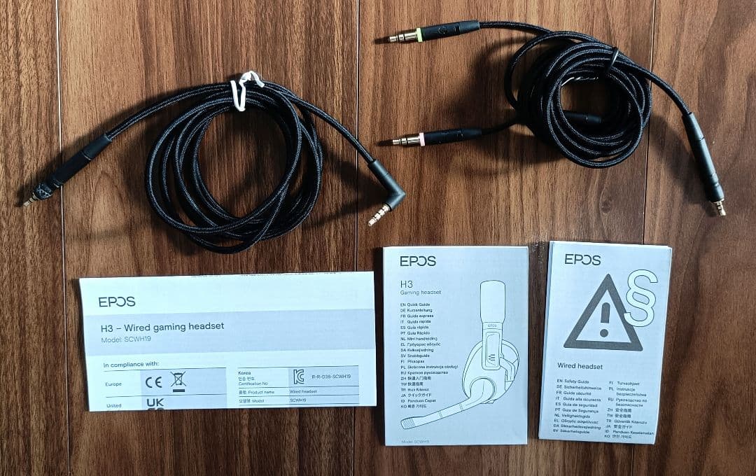 EPOS H3 ゲーミングヘッドセット ヘッドホン 有線 ホワイト