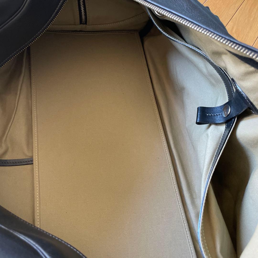 ソメスサドル　ブラックレザードラムバッグ