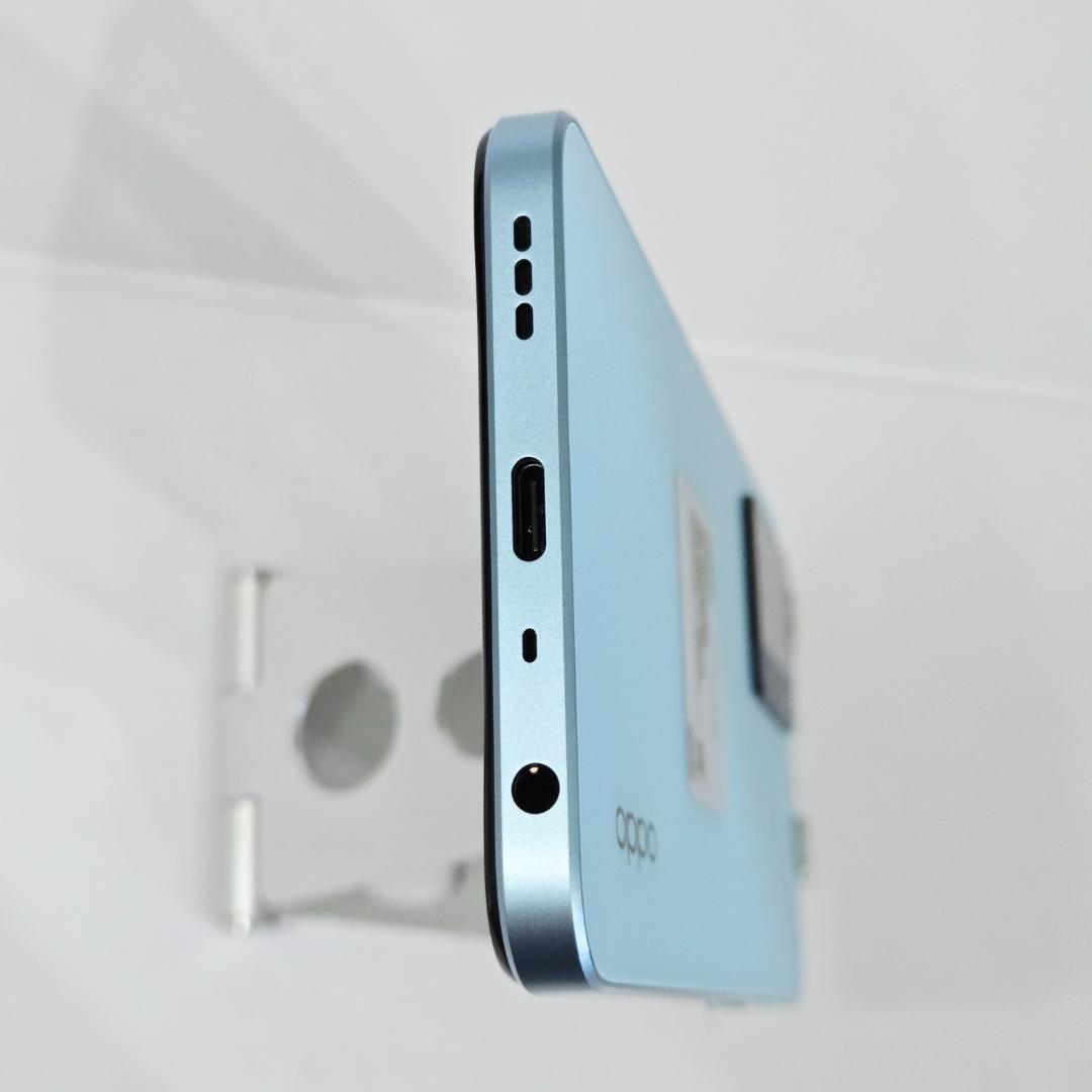 01 OPPO A77 ブルー SIMフリー 極美品