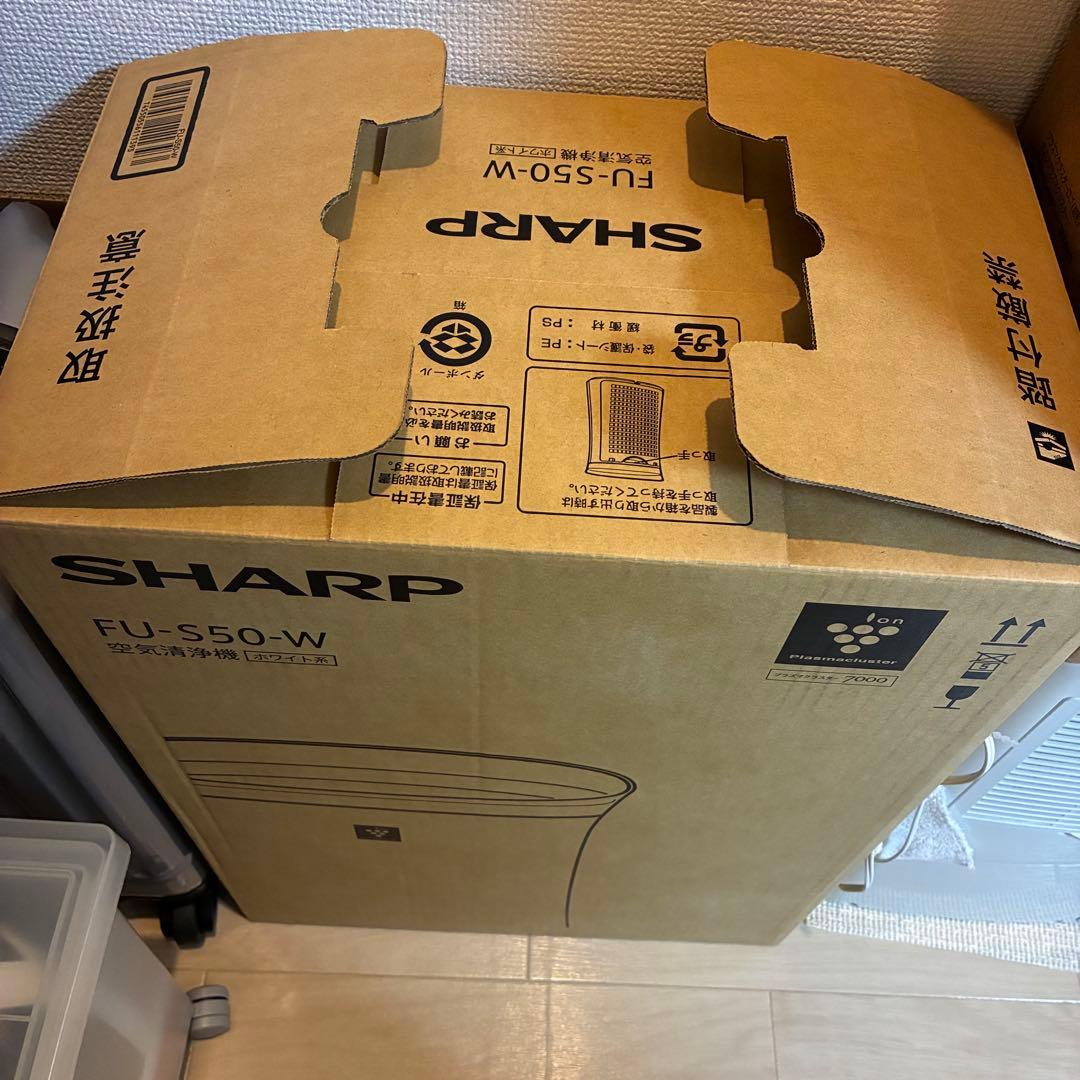 SHARP FU-S50-W 空気清浄機 寝室用