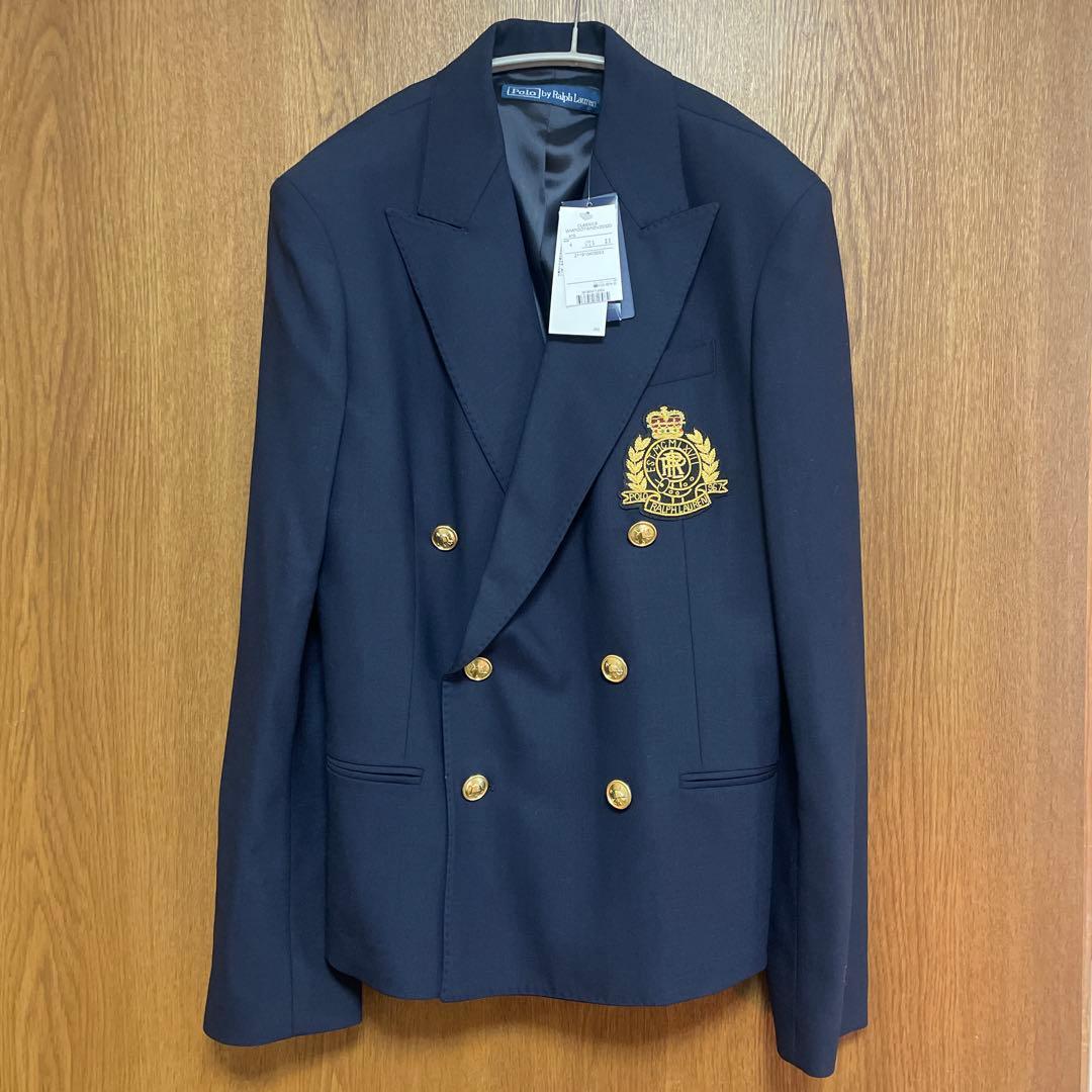 【タグ付き新品】ポロラルフローレン　ダブルブレステッドクレストブレザー