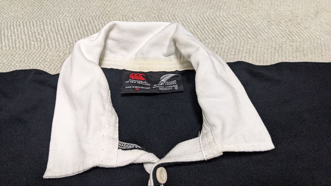 ニュージーランド オールブラックス ラガーシャツ M