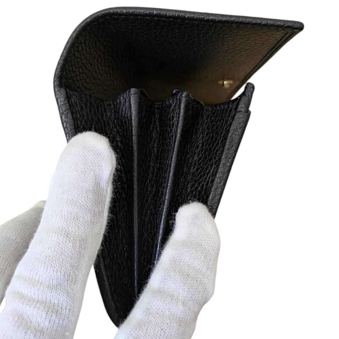 【極美品】GUCCI グッチ ソーホー 長財布 ブラック 箱 袋付