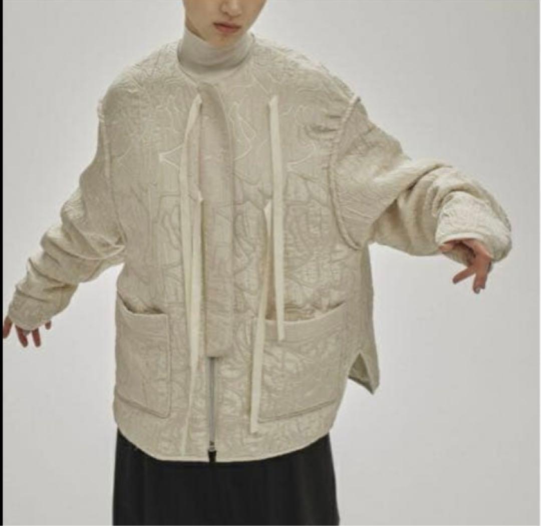 ★nocha ★Jacquard Piping Blouson 36