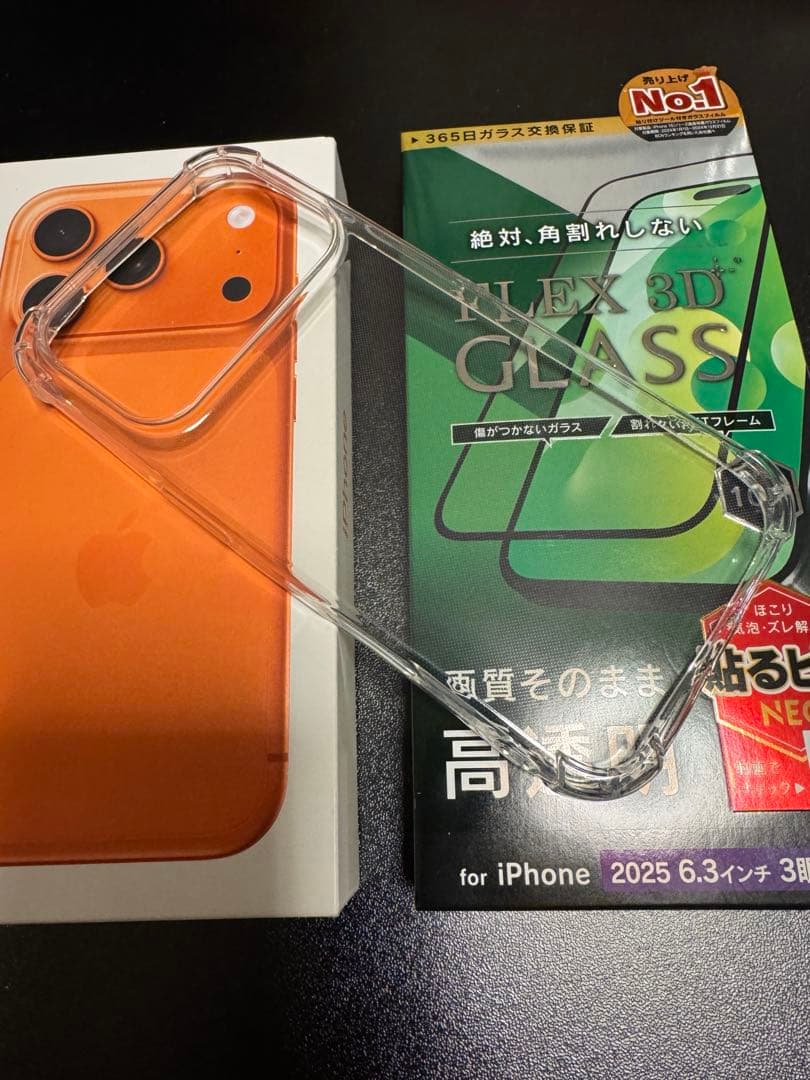 （US版）iPhone17 Pro 512GB 美品 ミリ波対応機種 オレンジ