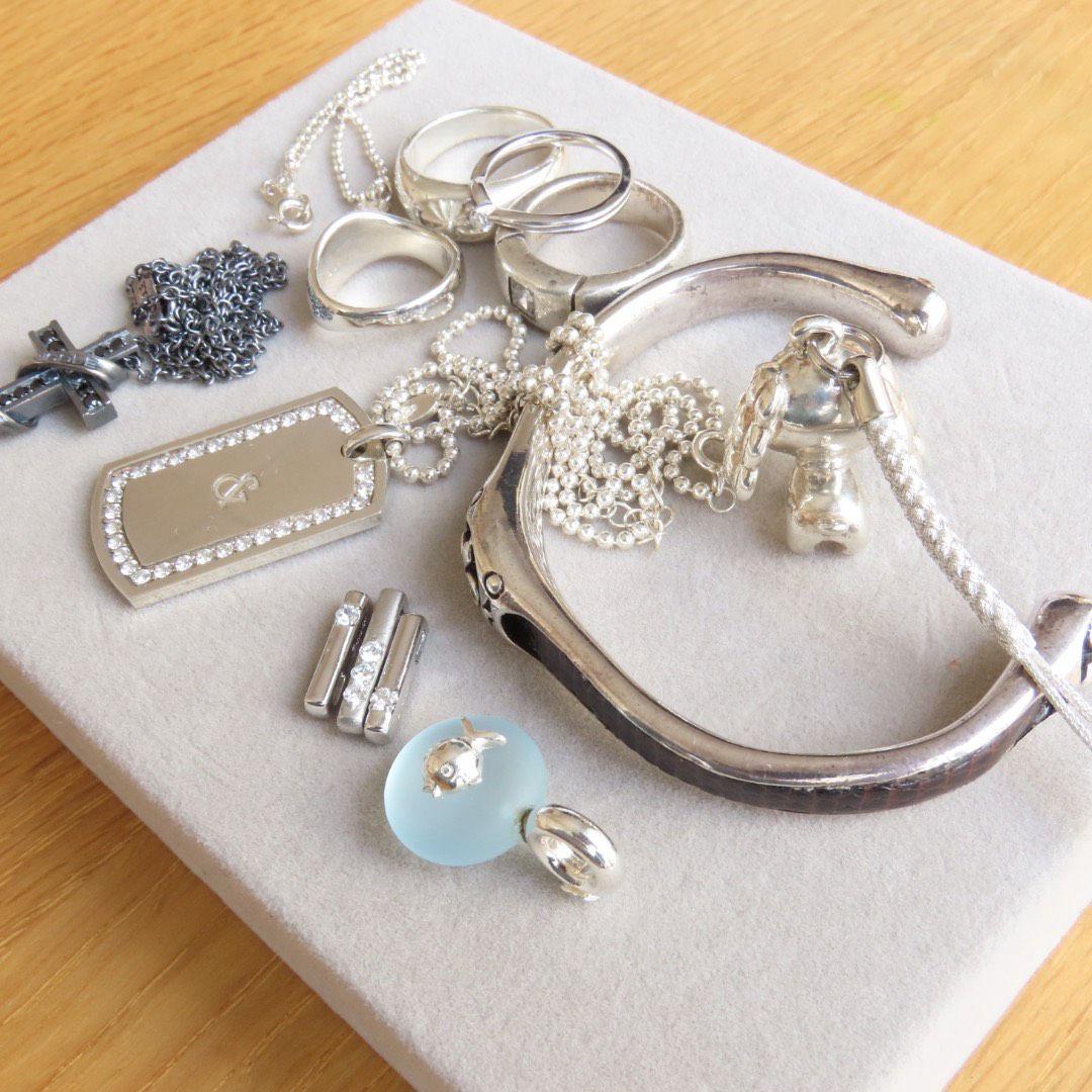 シルバー　126g まとめ　925 silver 地金 リング　ネックレス