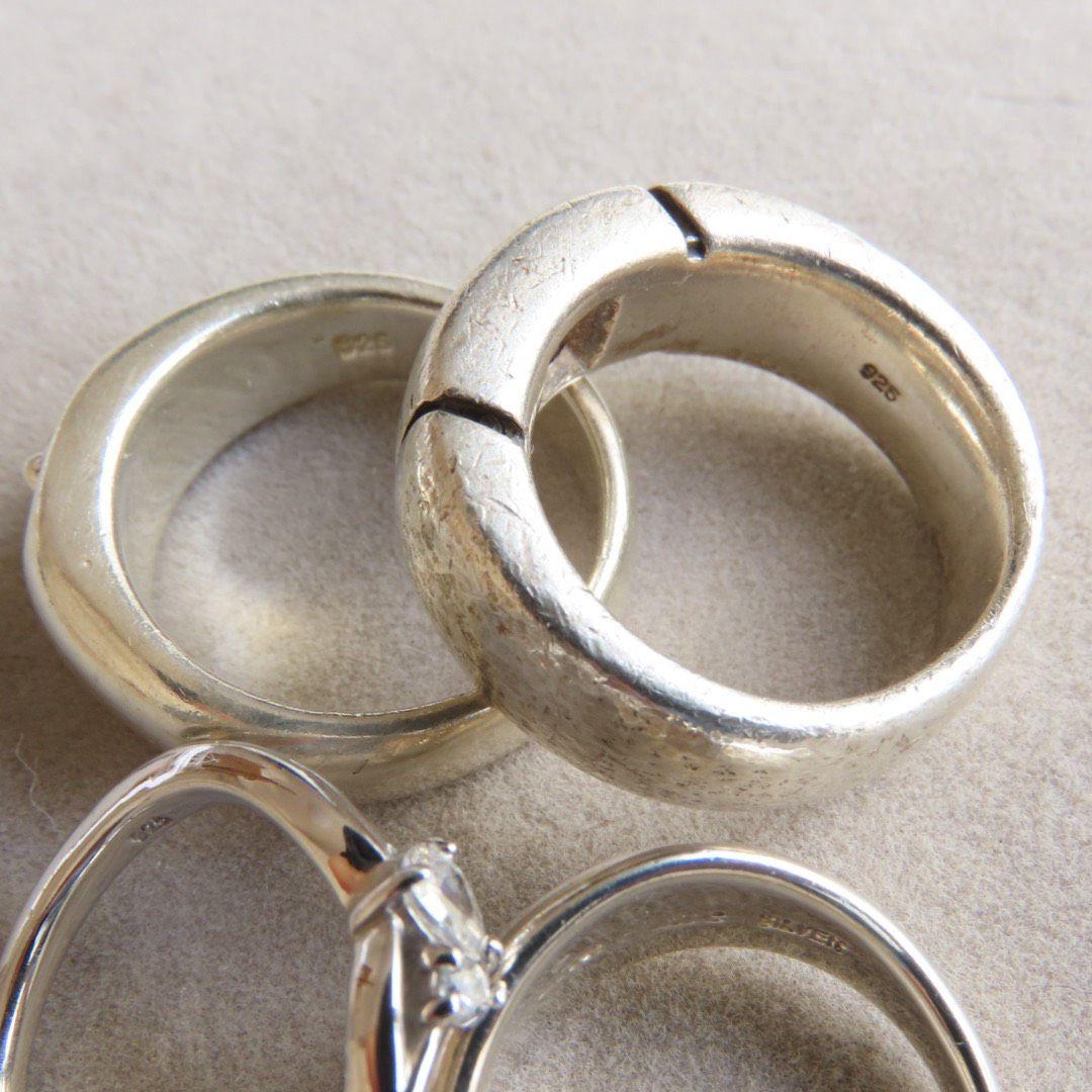 シルバー　126g まとめ　925 silver 地金 リング　ネックレス