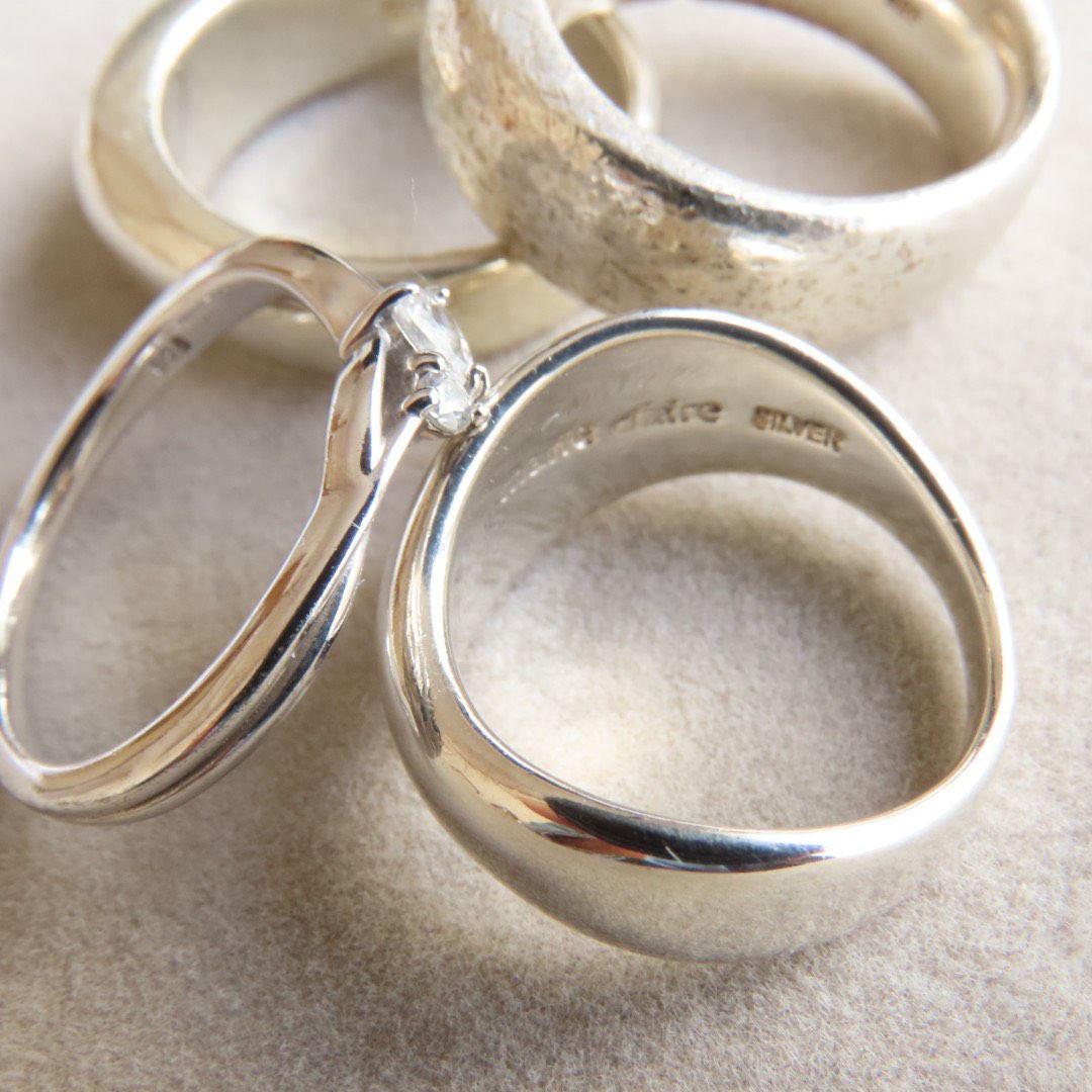 シルバー　126g まとめ　925 silver 地金 リング　ネックレス