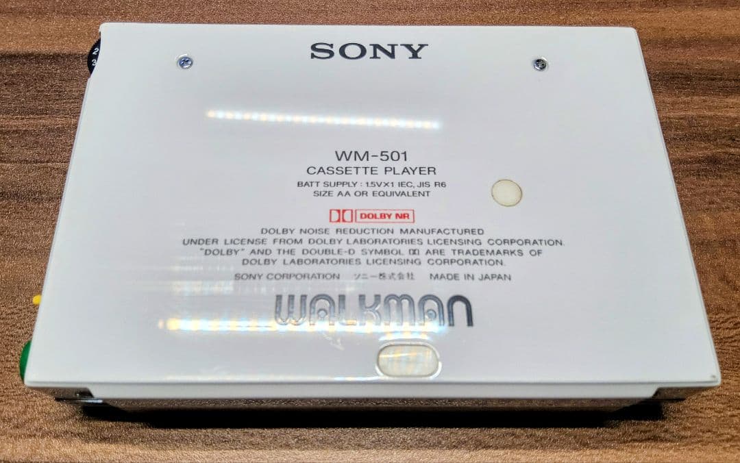 【極美品 超レア！】SONY ウオークマン WM-501 ホワイト ジャンク