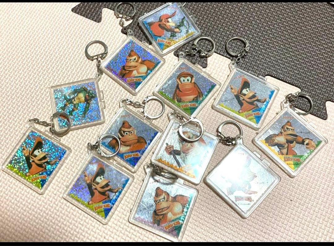 当時物　食玩【レア】ナガサキヤ　ドンキーコング　キーホルダー　12点セット