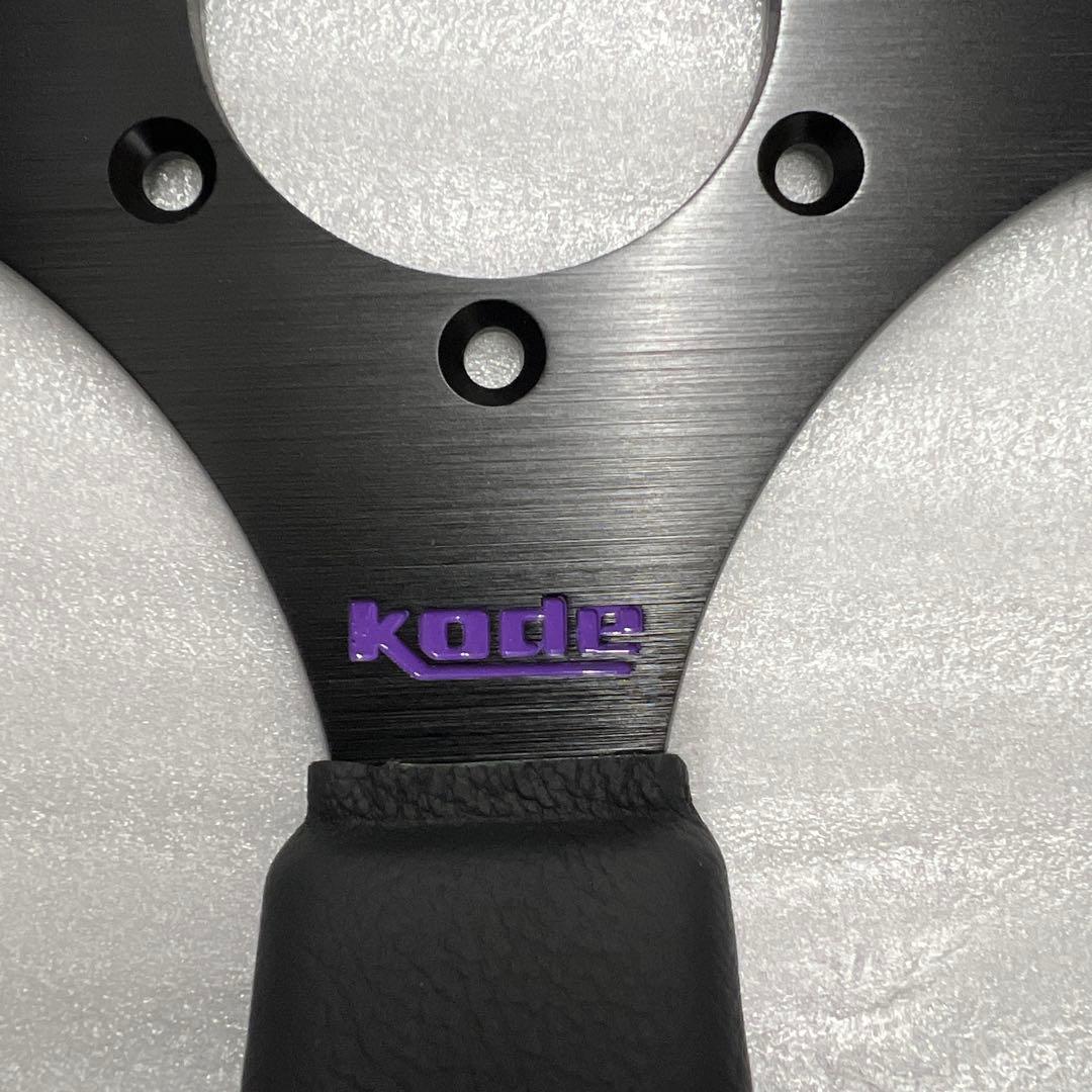 kode　ステアリング　パープルステッチ　ユーロ　ハンドル　イギリス　コーデ